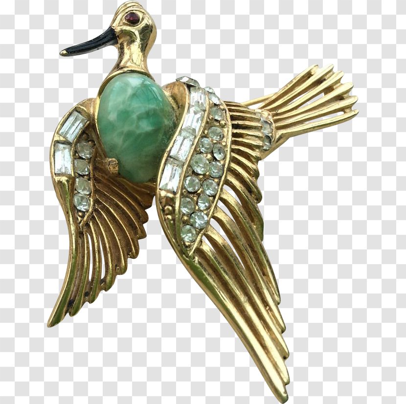 Emerald Body Jewellery Brooch Turquoise - Beijing Roast Duck Transparent PNG