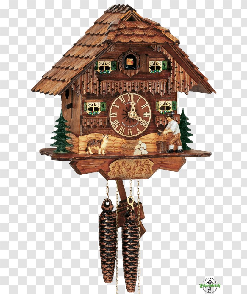Cuckoo Clock Quartz Black Forest House Chalet Transparent PNG