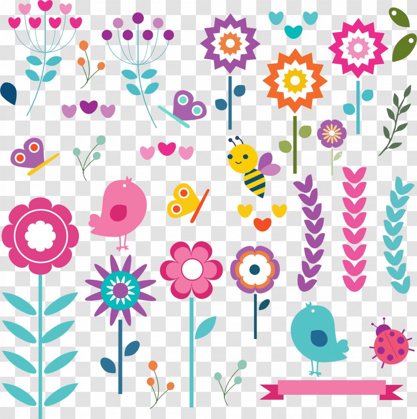 Floral Design Clip Art Openclipart Free Content Illustration - Cut Flowers - Flower Bird Transparent PNG