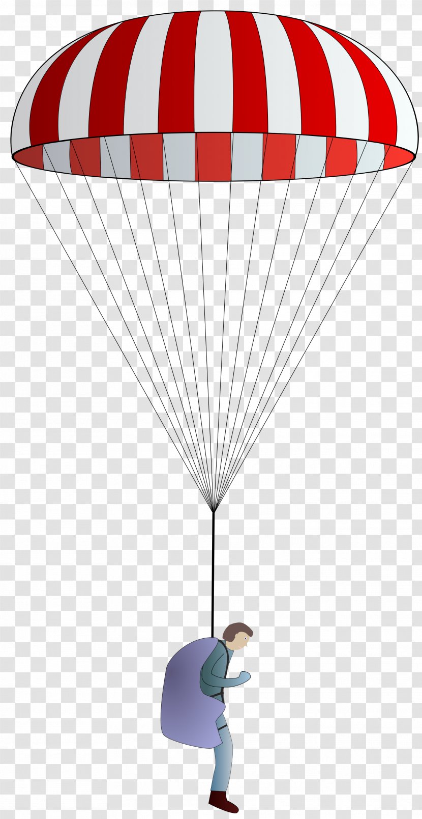 Parachute De Secours Parachuting Paragliding - Air Sports - Balloons Transparent PNG