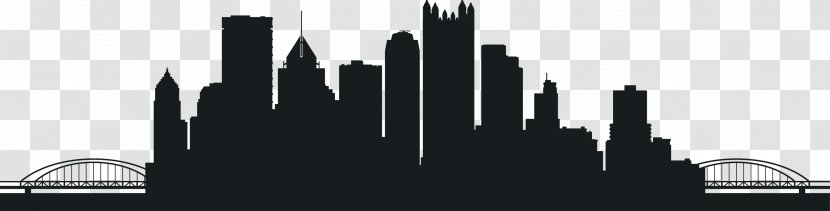 Pittsburgh Wall Decal Printing Skyline Art - Building - Silhouette Transparent PNG