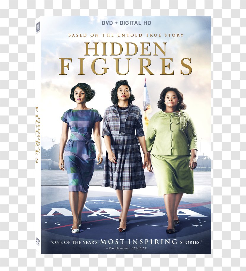 Hidden Figures: The Untold True Story Of Four African-American Women Who Helped Launch Our Nation Into Space Blu-ray Disc Digital Copy DVD Film - Watercolor - Dvd Transparent PNG