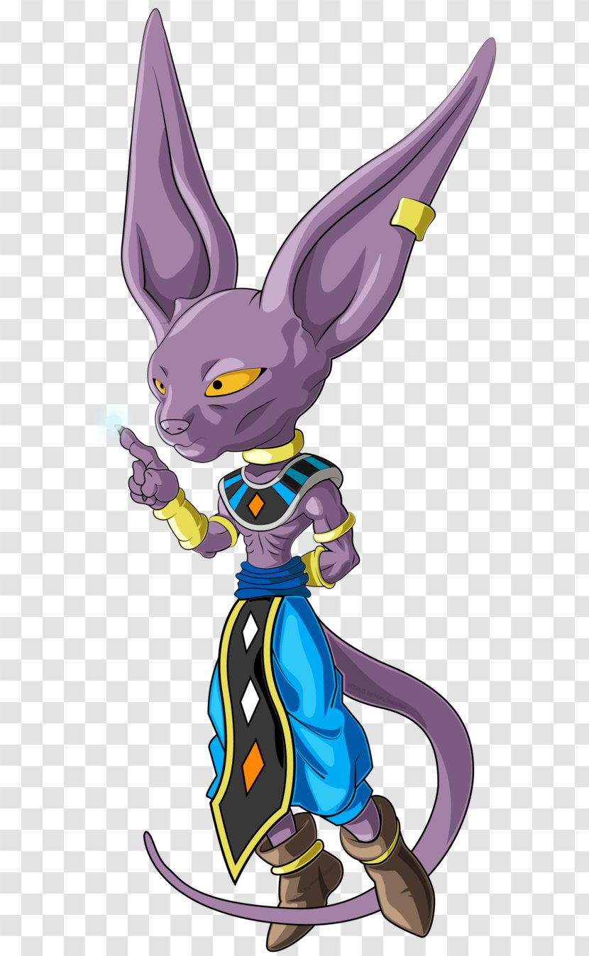 Beerus Goku Cat Dragon Ball Drawing - Cartoon - Otaku Vector Transparent PNG