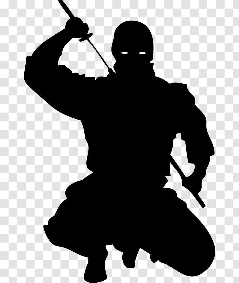 Shadow Of The Ninja Japanese Martial Arts Ninjutsu - Silhouette Transparent PNG