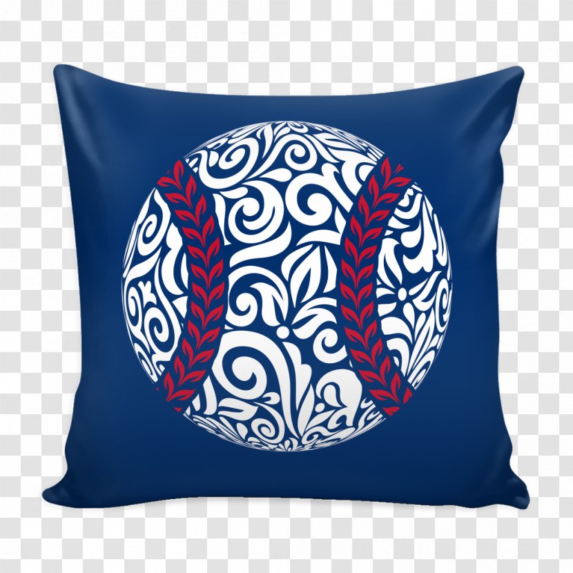 Throw Pillows Softball Catcher Cushion - Blue Transparent PNG