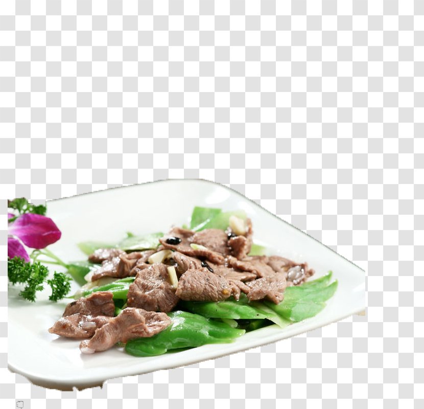 Beef Chow Fun Bitter Melon Meat - Bitterness - Fried Transparent PNG