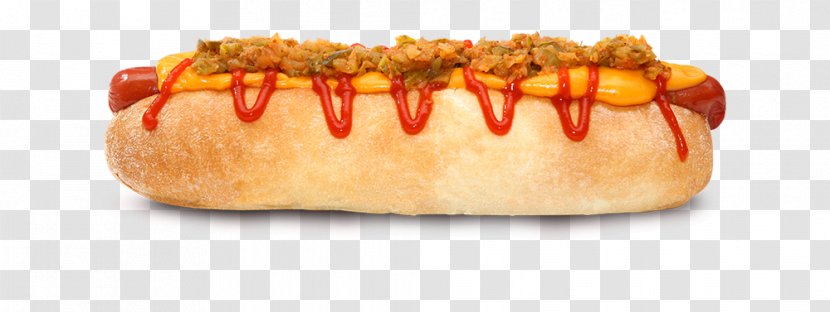 Chili Dog Hot Baguette Garlic Bread Junk Food - Tex Mex Transparent PNG