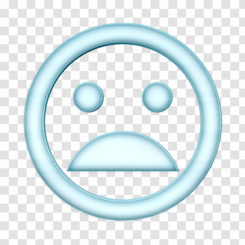 Mood Icon Outline Sad - Emoticon - Logo Symbol Transparent PNG