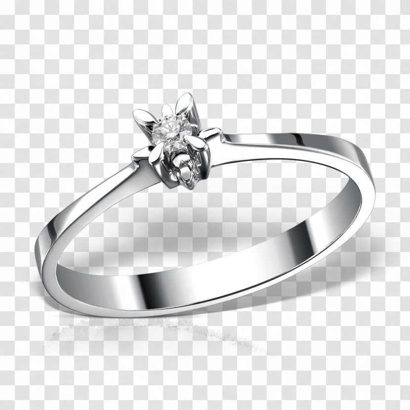 Engagement Ring Gold Diamond - Body Jewelry Transparent PNG