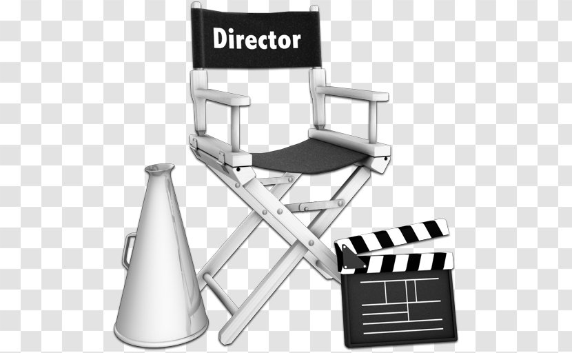Film Director Cinematographer Clapperboard - S Chair - Movies Transparent PNG
