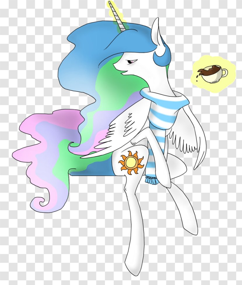 Princess Celestia Seahorse Too Many Pinkie Pies Pony - Imageboard Transparent PNG