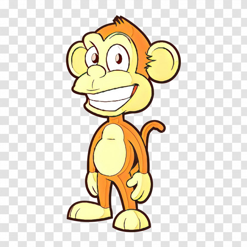 Animated Cartoon Drawing Monkey Image - Organism - Caricature Transparent PNG