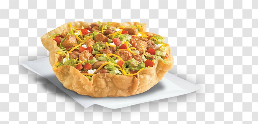 Quiche Taco Salad Tostada Vegetarian Cuisine - Del Transparent PNG