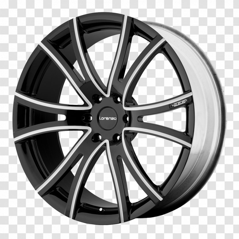 Alloy Wheel Custom Motor Vehicle Tires Rim - Black Transparent PNG