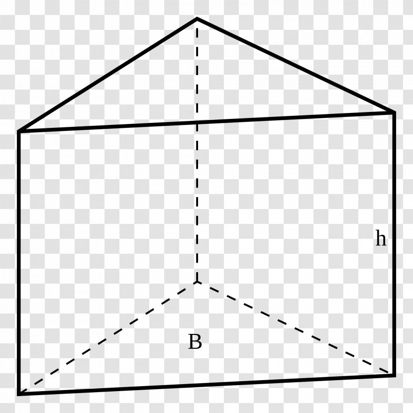 Triangular Prism Pyramid Shape Clip Art - Number Transparent PNG