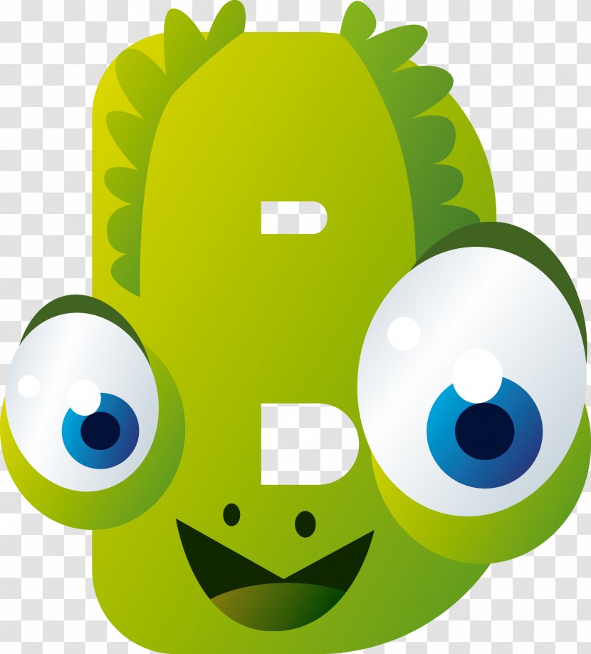Alphabet Letter Monster - Cartoon - Shape Vector Refrigerator Picture Transparent PNG