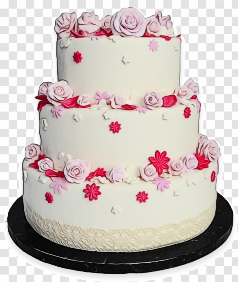 Pink Birthday Cake - Wedding - Pastel Transparent PNG