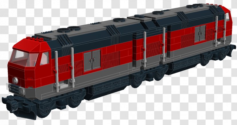 Railroad Car Train Passenger Rail Transport Locomotive - Diesel Transparent PNG