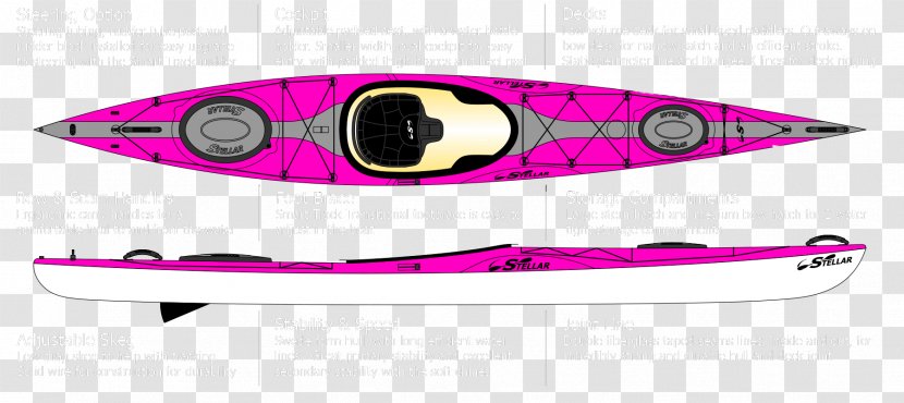 Sea Kayak Boating Watercraft - Carbon Fibers - Rudder Car Transparent PNG
