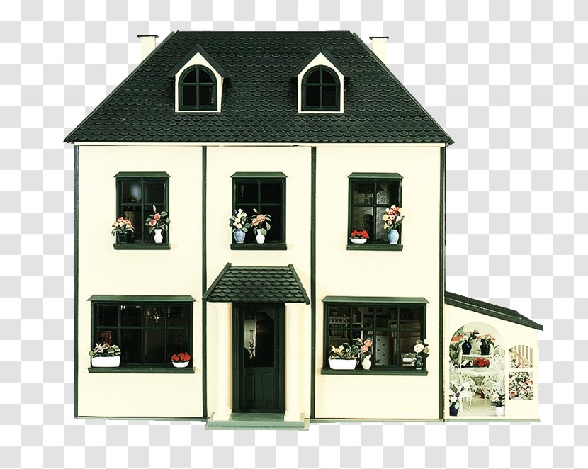 Dollhouse Facade Handicraft Model Building - House - Casita Transparent PNG