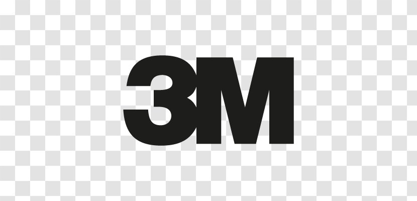3M Logo Company Scotch Tape - Black And White - Text Transparent PNG