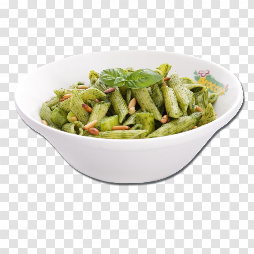 Caesar Salad Pesto Pasta Vegetarian Cuisine Meatball - Broccoli Transparent PNG