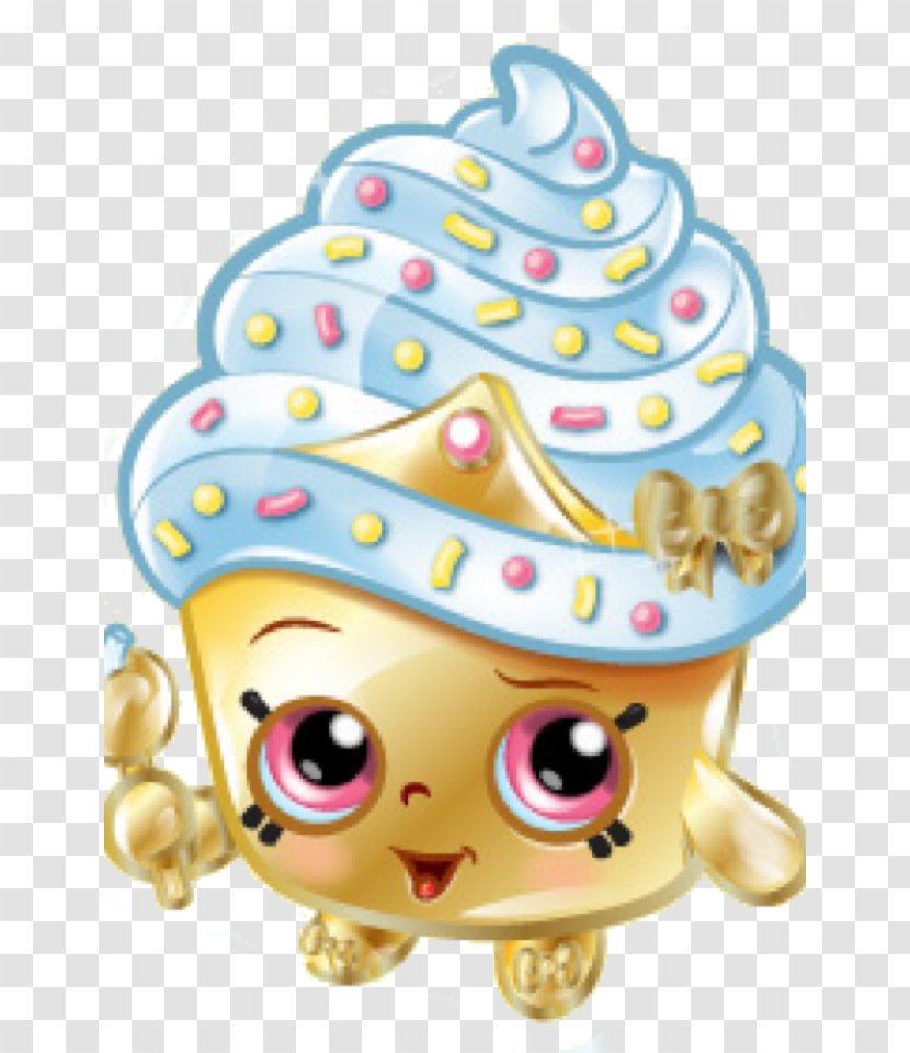 Cupcake Birthday Cake Shopkins Frosting & Icing Cream - Apple Transparent PNG