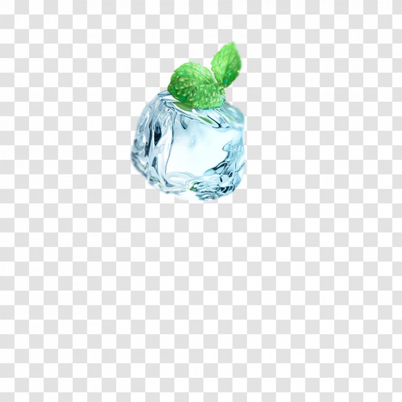 Water Mint Mentha Canadensis Ice Cube - Green - Cubes Transparent PNG