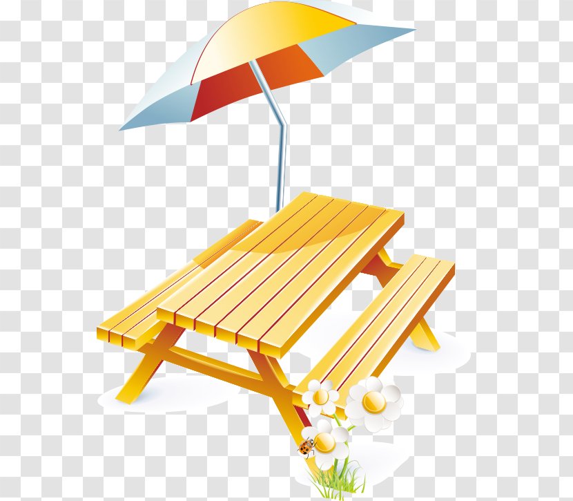 Download Icon - Drawing - Vector Driving Beach Umbrellas And Chairs Transparent PNG