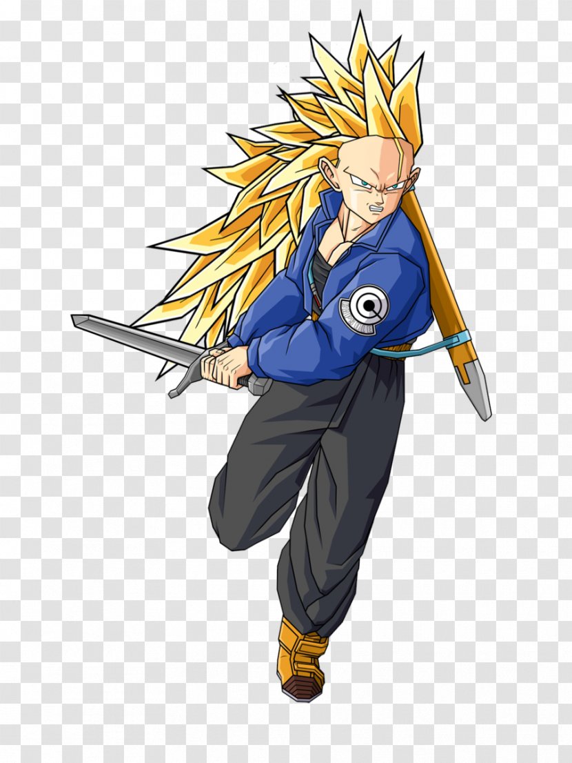 Trunks Dragon Ball Heroes Gohan Goku Super Saiyan - Cartoon Transparent PNG