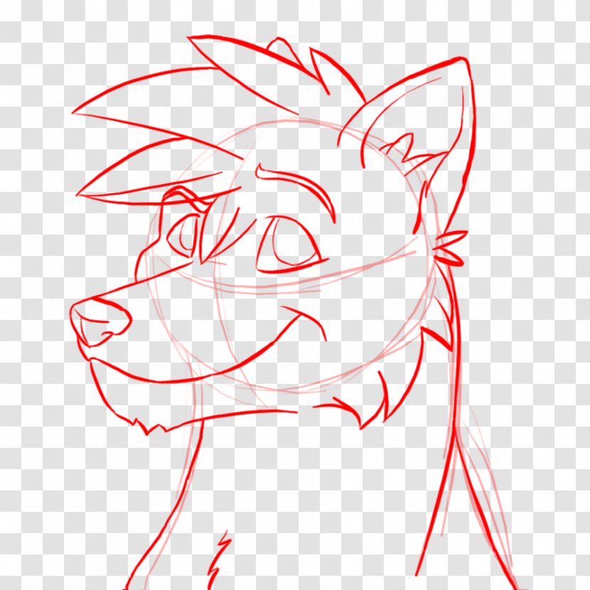 Drawing Quick, Draw! Gray Wolf Painting - Heart Transparent PNG