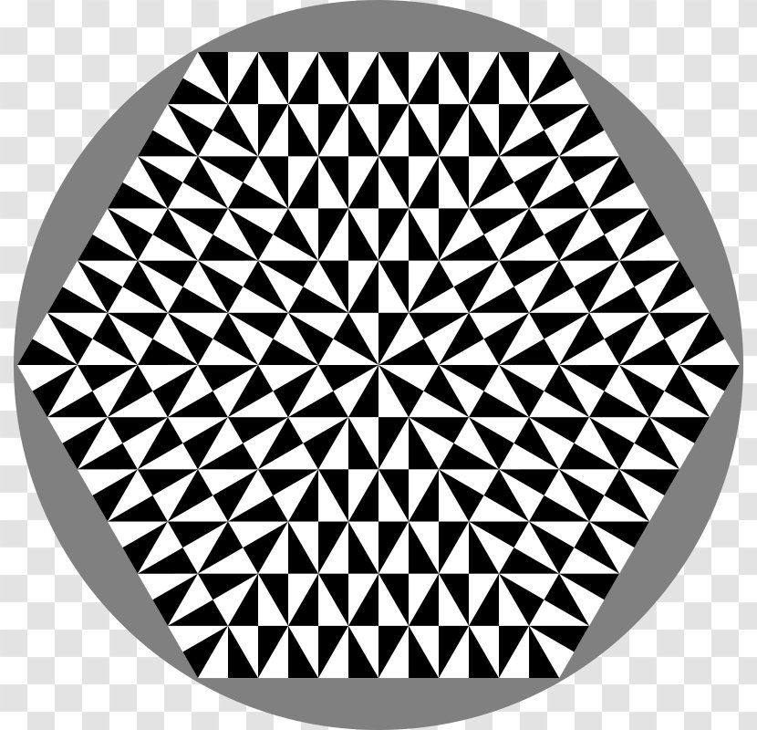 Geometric Shape Geometry Triangle Clip Art - Monochrome Transparent PNG