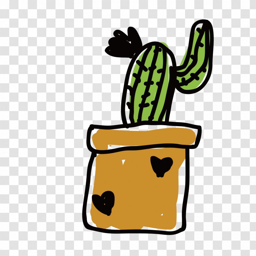 Cactaceae Cartoon Illustration - Vector Cactus Transparent PNG