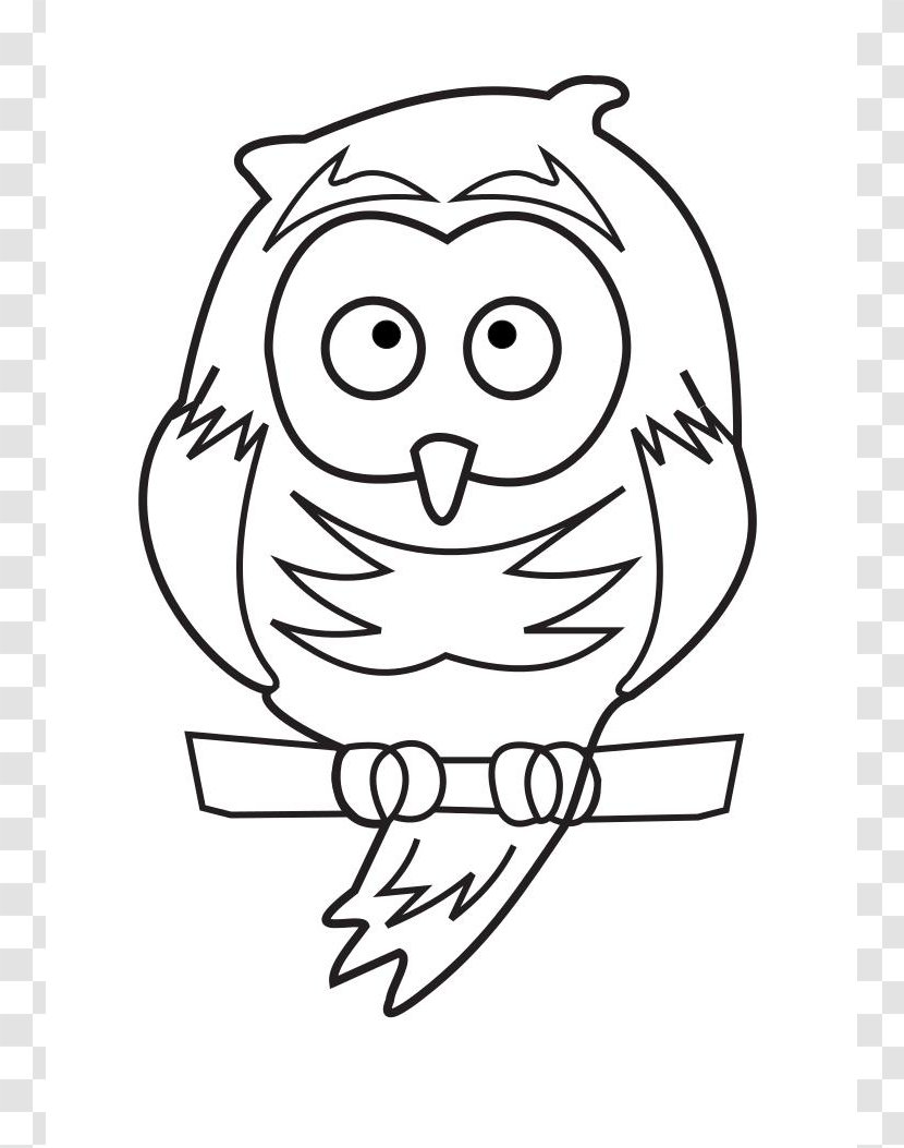 Drawing Owl Line Art Bird Child - Cartoon - Farm Animal Drawings Transparent PNG