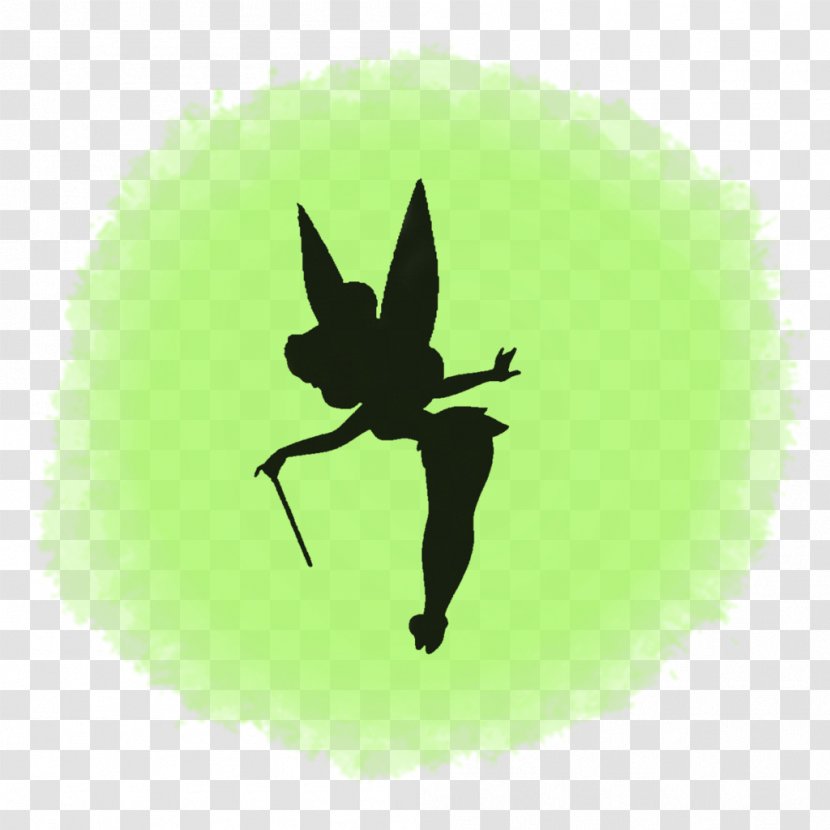 Tinker Bell Peter Pan Silhouette Art - Wand Transparent PNG