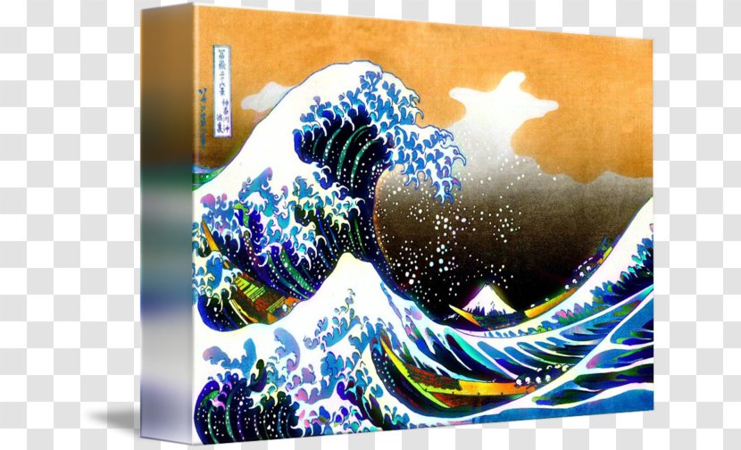 The Great Wave Off Kanagawa Fine Wind, Clear Morning Sumida Hokusai Museum Painting Artist - Art Transparent PNG