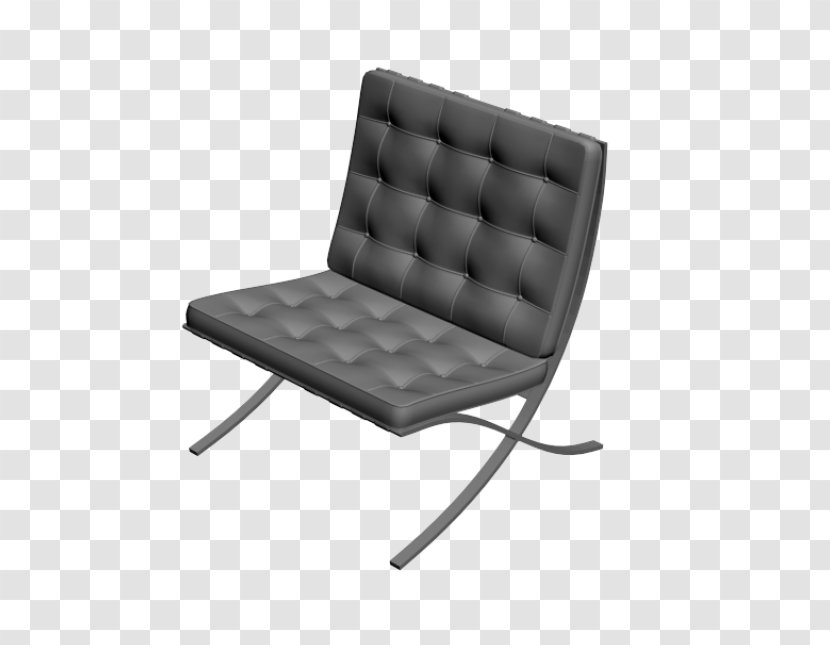 Barcelona Chair Autodesk 3ds Max .3ds .dwg - Couch Transparent PNG