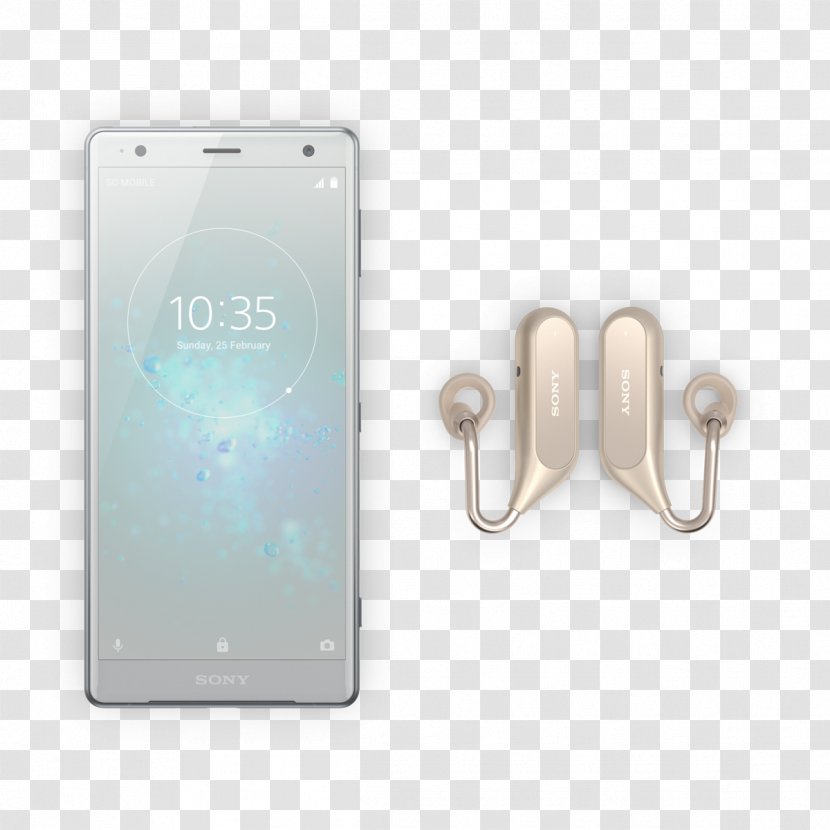 Smartphone Sony Xperia XZ2 Compact Mobile World Congress ソニー Ear Duo Transparent PNG