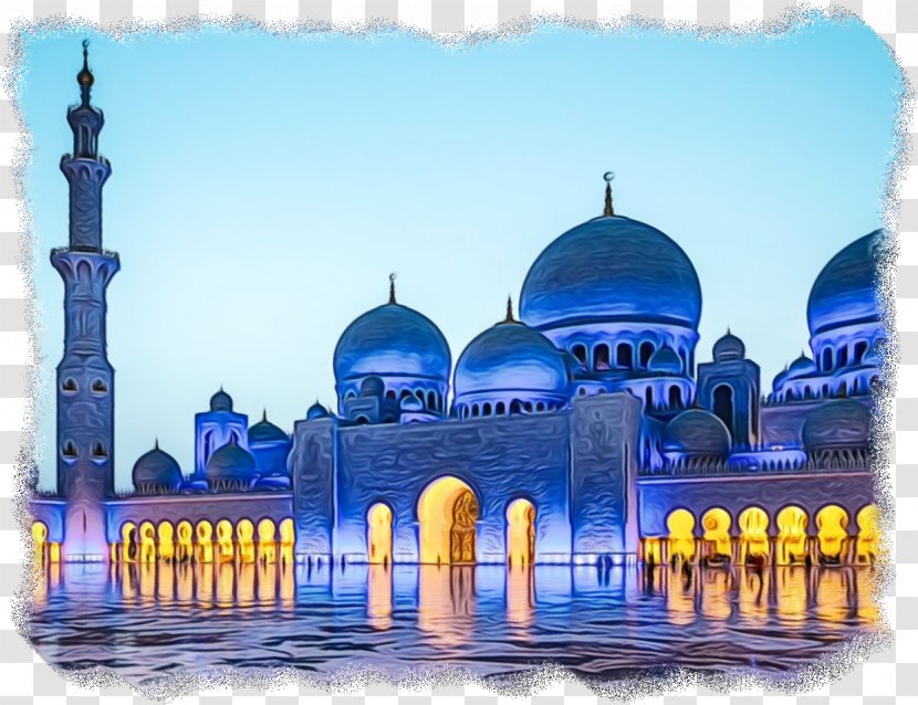 Sheikh Zayed Grand Mosque Center Byzantine Architecture Tourist Attraction Dome - Empire - Tourism Transparent PNG