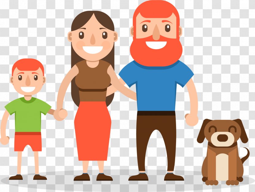 Cartoon Family - Play - Happy Transparent PNG