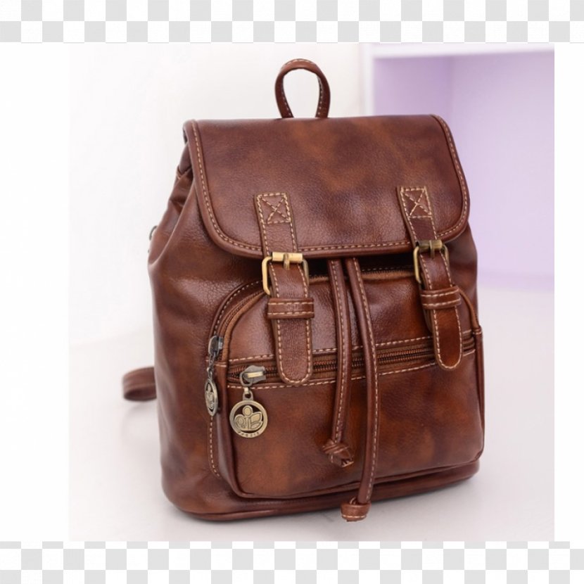 Handbag Leather Backpack Vintage - Baggage - Woman Transparent PNG