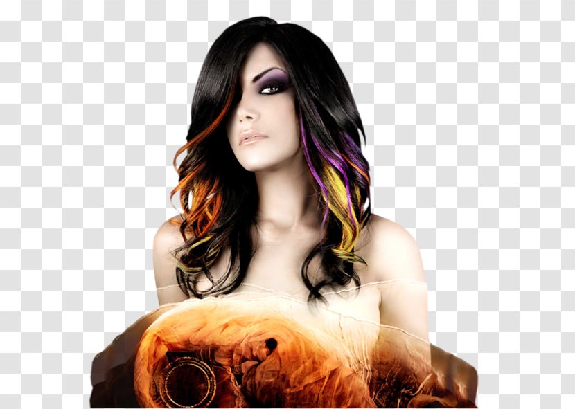 Hairdos Hair Coloring Hairstyle - Black Transparent PNG