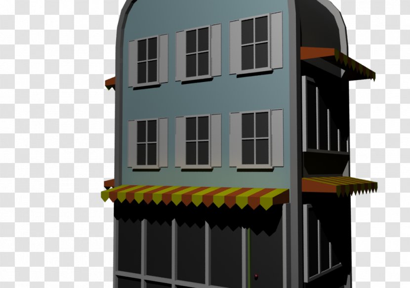 Window Facade Property House - Real Estate - Building Cartoon Transparent PNG