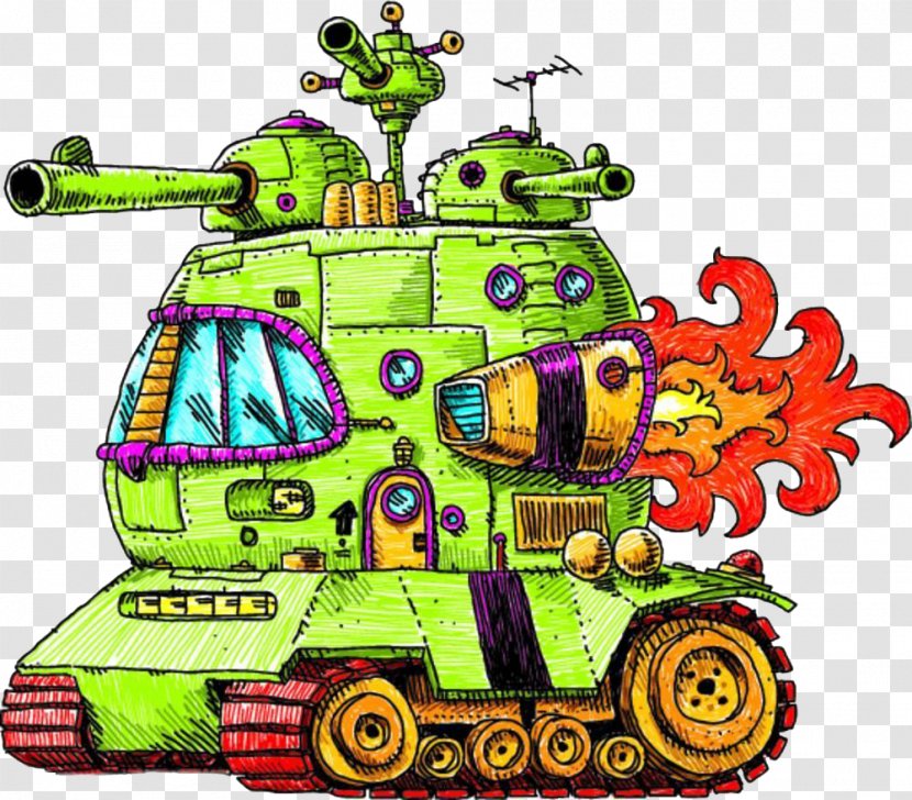 Stock Photography Royalty-free Illustration - Vehicle - Green Fire Tank Transparent PNG