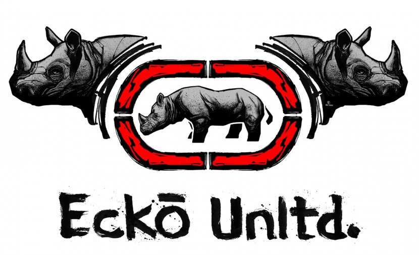 T-shirt Eckō Unltd. Clothing Rhinoceros Brand - Cattle Like Mammal Transparent PNG
