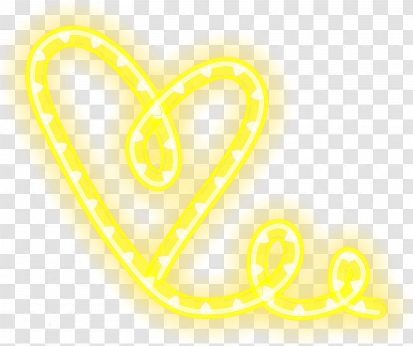 Light Yellow Halo - Symbol - Hand Painted Love Transparent PNG