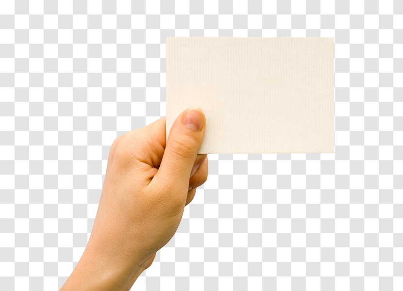 Business Cards Paper Gesture - Photography - Card Hand Transparent PNG
