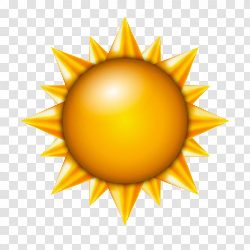 Yellow Pattern - Sphere - Vector Sun Transparent PNG