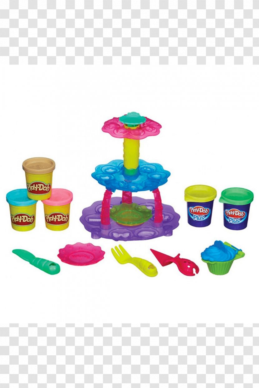 Play-Doh Sweet Shoppe Cupcake Tower Playset (a5144) Hasbro Toy Transparent PNG