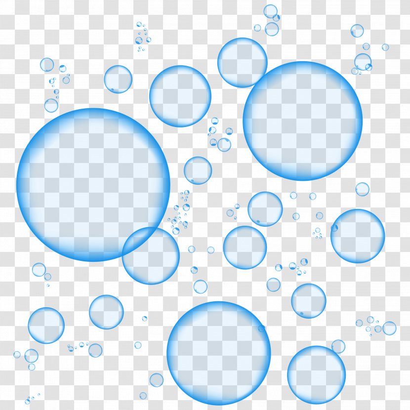 Blue Foam Sticker - Defoamer - Bubbles Transparent PNG